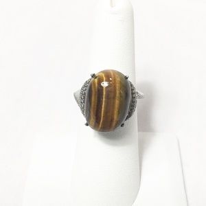 African Tigers Eye Ring